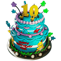 ARK Anniversary Surprise Cake